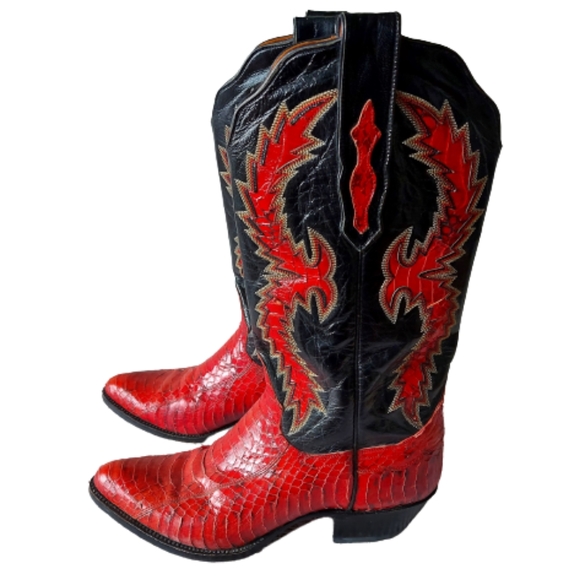 Bandera Other - BANDERA Men's Western Spanish Riding Cowboy Leather Boots Size 7.5